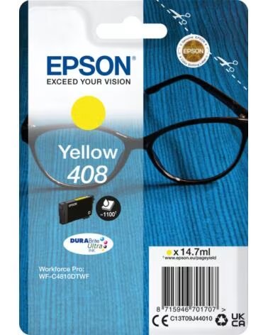 EPSON Cartucho tinta 408 amarillo durabrite ultra ink