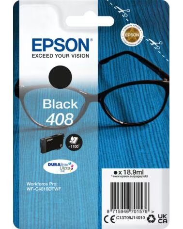 EPSON Cartucho tinta 408 negro durabrite ultra ink