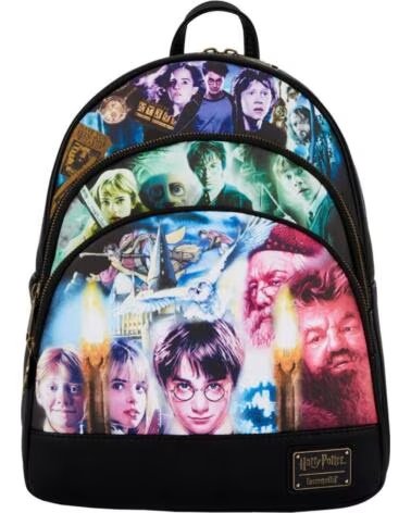 LOUNGEFLY Mochila escenas harry potter