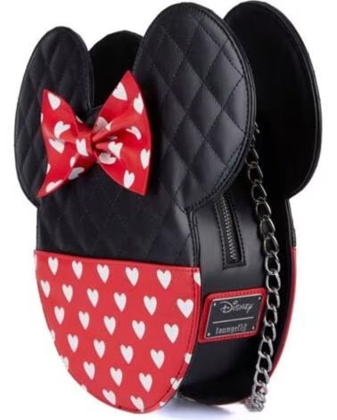 LOUNGEFLY Bolso disney mickey minnie reversible