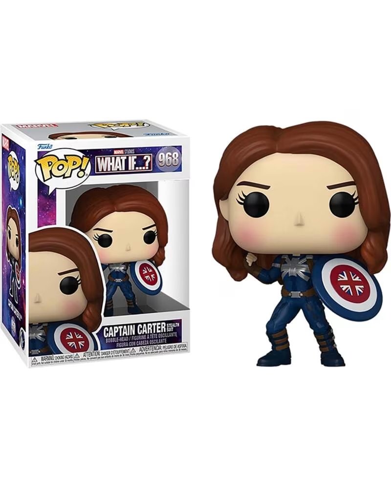 FUNKO pop marvel what if capitana carter stealth suit 58653