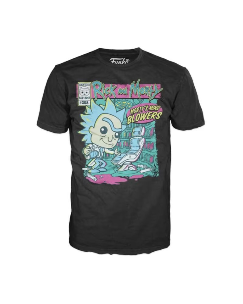 FUNKO Camiseta series tv rick morty morty mind blowers 64530