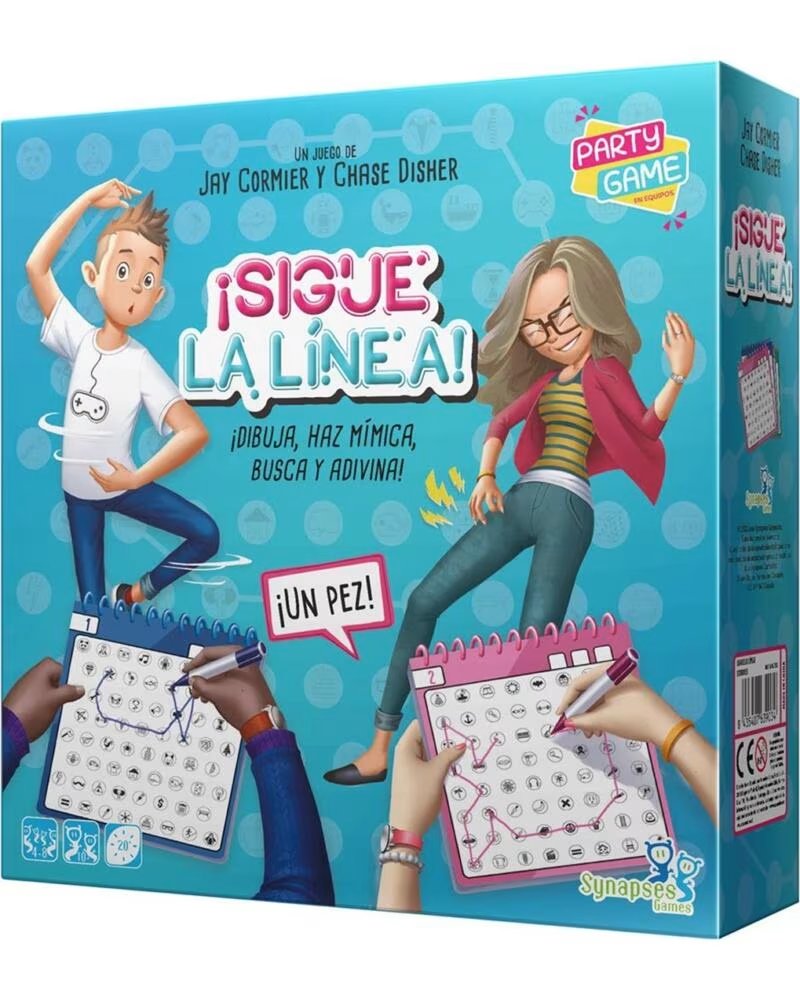 ASMODEE Juego de mesa sigue la linea pegi 10