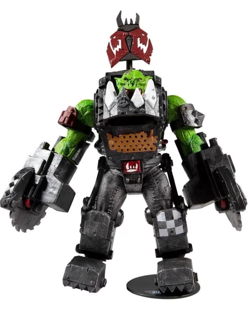 MCFARLANE TOYS Figura warhammer 40k ork meganob con sierra circular