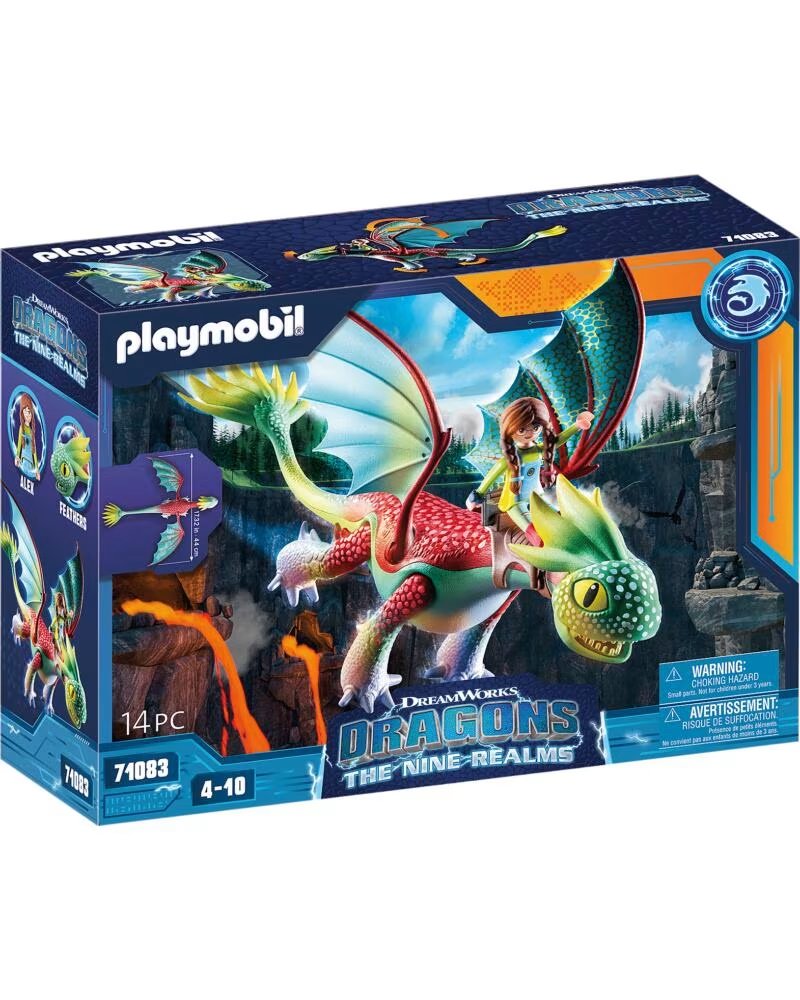PLAYMOBIL dragones nine realms feathers alex