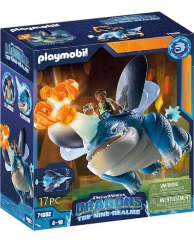 PLAYMOBIL dragones nine realms plowhorn dangelo