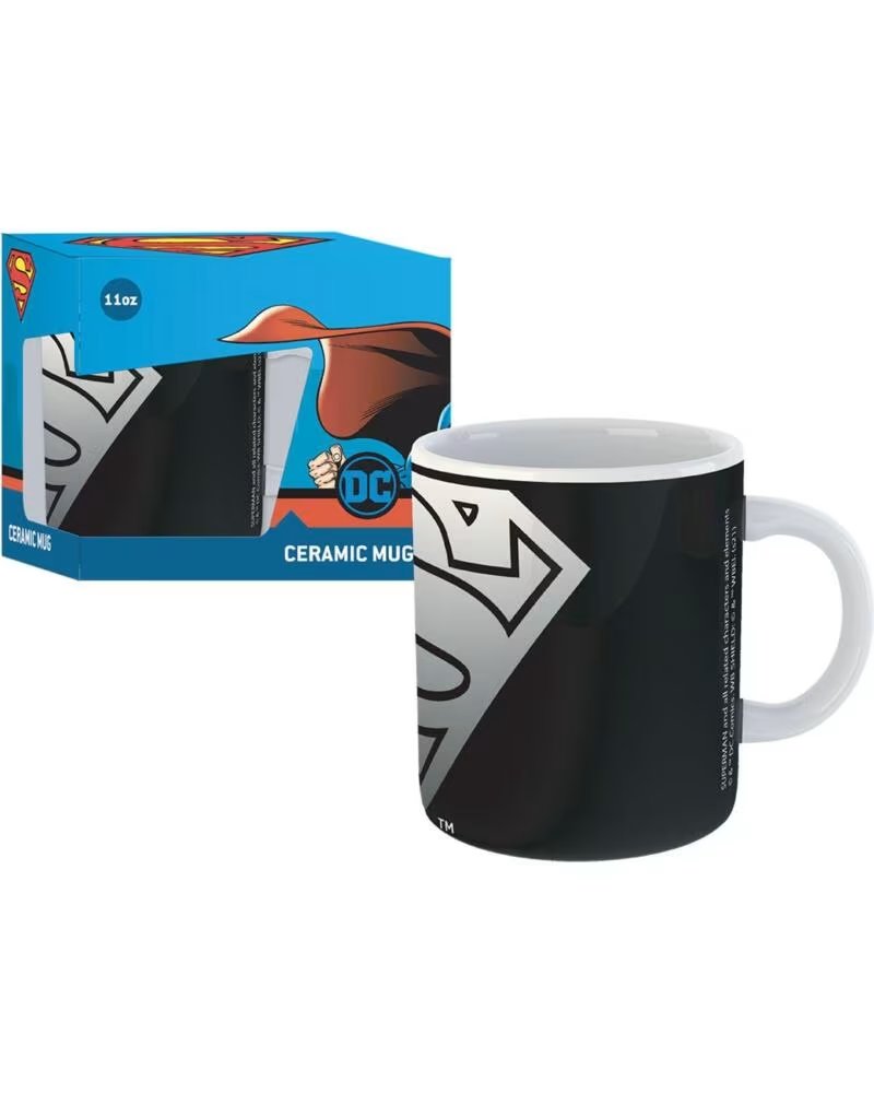 GB EYE Taza ceramica dc comic superman estilo negro