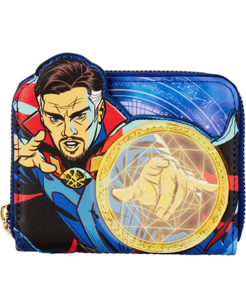 LOUNGEFLY Cartera funko marvel doctor strange multiverso wallet