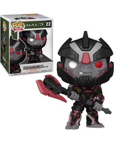 FUNKO pop super videojuegos halo infinite escharum con hacha de gravedad 59339