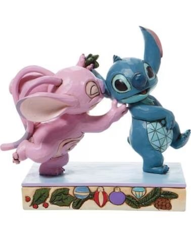 ENESCO Figura disney lilo stitch stitch y angel con muerdago