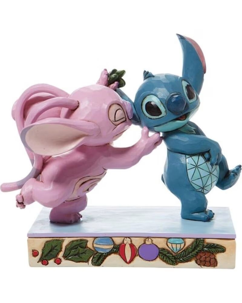 ENESCO Figura disney lilo stitch stitch y angel con muerdago