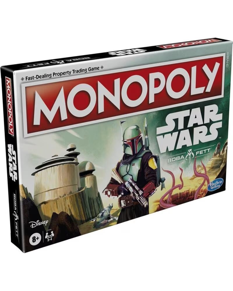 HASBRO Juego de mesa monopoly boba fett pegi 8