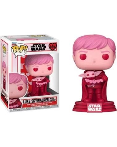 FUNKO pop star wars the mandalorian san valentin luke skywalker grogu 60125