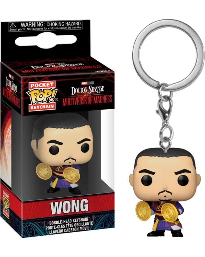 FUNKO pop keychain llavero doctor strange multiverso de la locura wong 60912