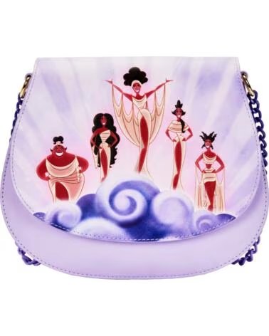 LOUNGEFLY Bolso funko disney hercules musas nubes cross body bag
