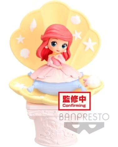 BANPRESTO Figura q posket disney la sirenita ariel vestido rosa ver b