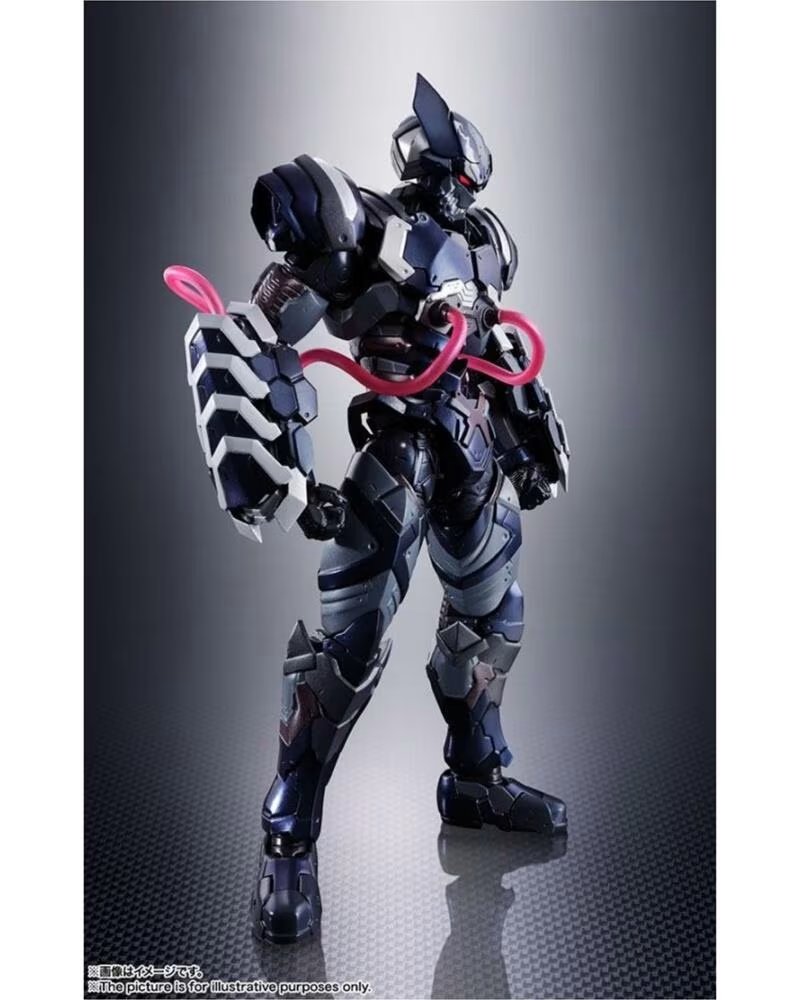 TAMASHII NATIONS Figura sh figuarts marvel tech - on wolverine venom symbiote