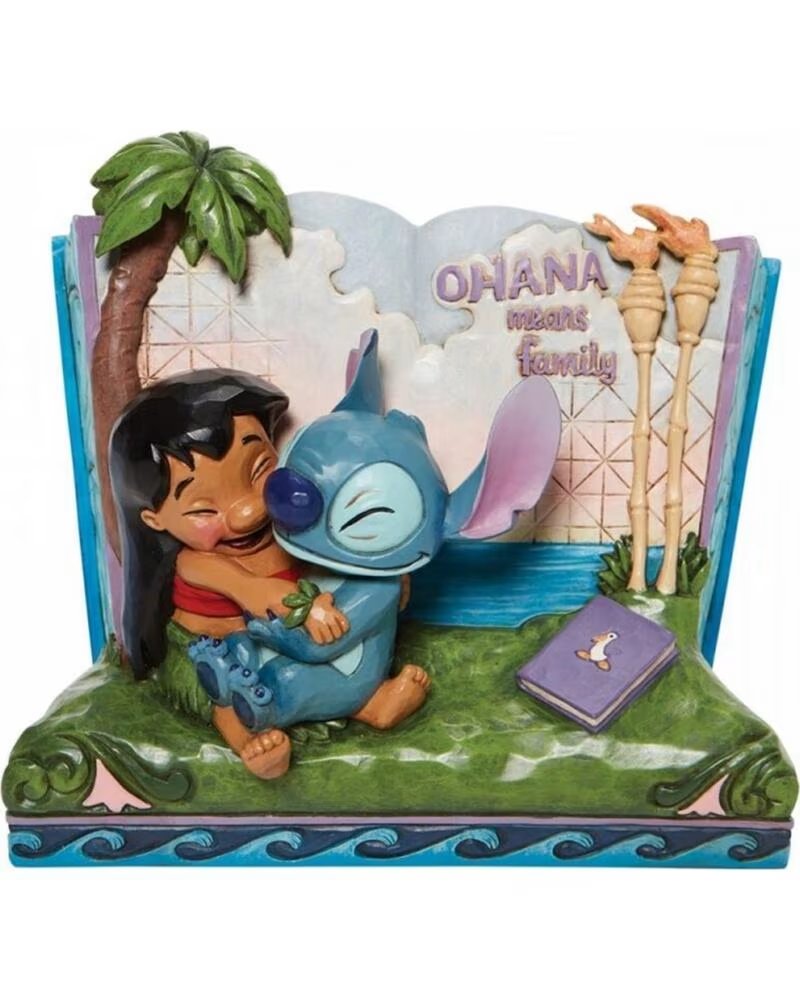 ENESCO Figura decorativa disney lilo stitch libro ohana