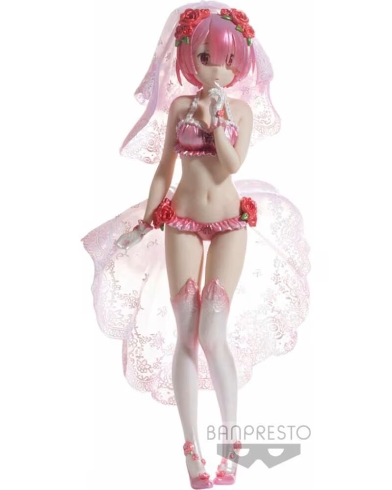 BANPRESTO Figura re zero starting life in another world ram chronicle exq