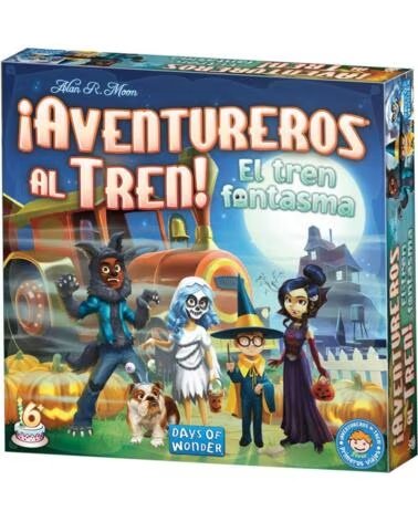 ASMODEE Juego de mesa aventureros al tren el tren fantasma pegi 6