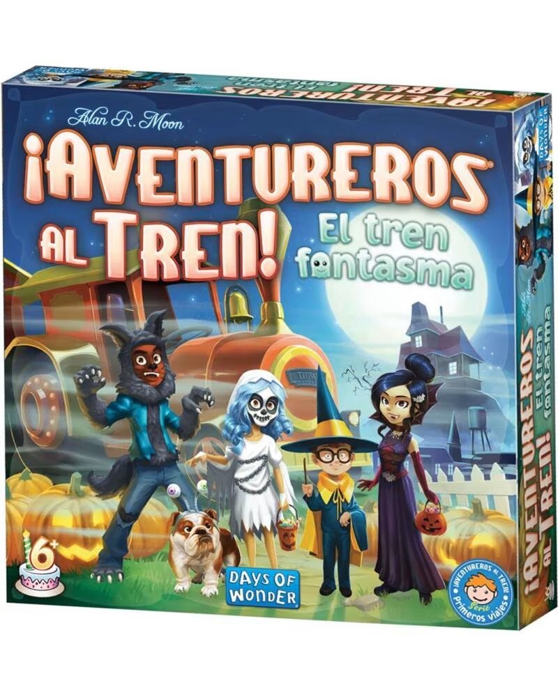 ASMODEE Juego de mesa aventureros al tren el tren fantasma pegi 6