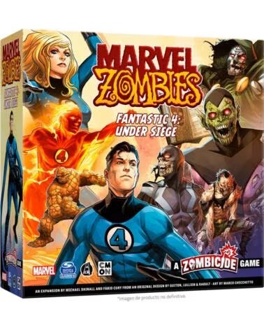 ASMODEE Juego de mesa marvel zombies fantastic 4 under siege pegi 14