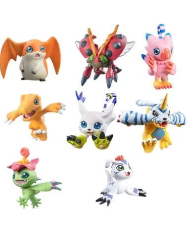 MEGAHOUSE Pack 8 figuras digimon adventure digicolle series mix special edition gift set