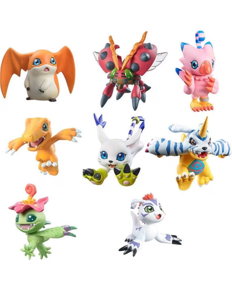 MEGAHOUSE Pack 8 figuras digimon adventure digicolle series mix special edition gift set