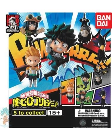 BANDAI Set gashapon my hero academia llavero deformed mascot smash vol 2