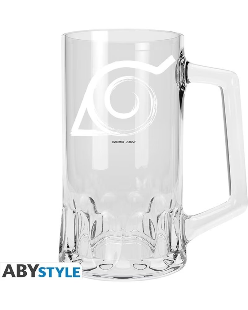ABYSTYLE Jarra cristal naruto - konoha logo