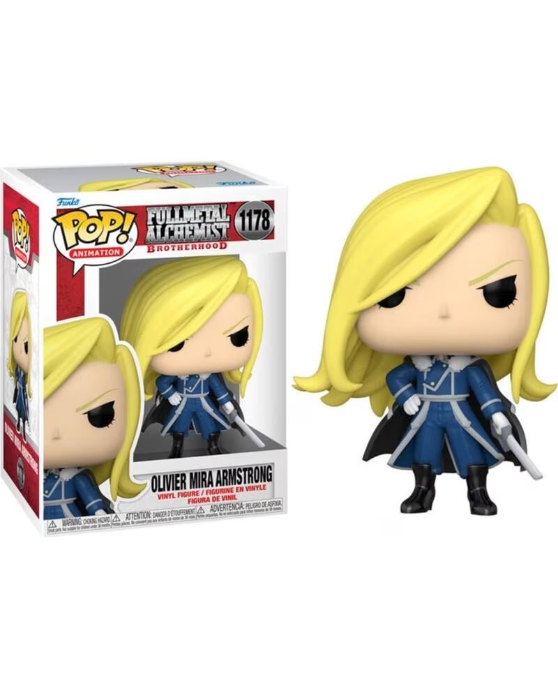 FUNKO pop animacion fullmetal alchemist brotherhood olivier mira armstrong con espada 57738