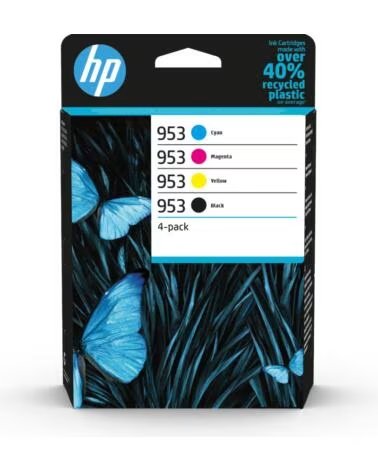 HP Multipack cartuchos tinta 953 negro cian magenta amarillo