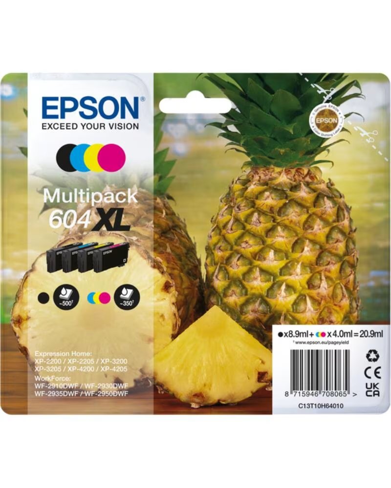 EPSON Multipack 604xl c13t10h64010 xp2200 wf - 2910 pina