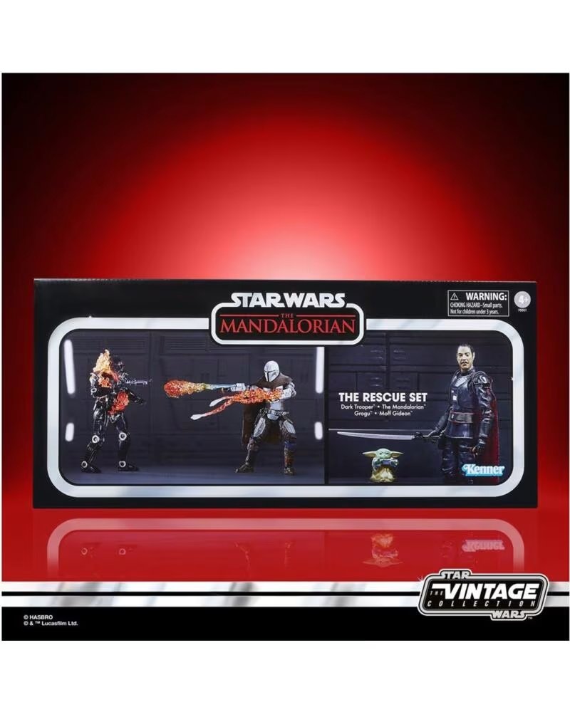 HASBRO Figura star wars the mandalorian the rescue convention set