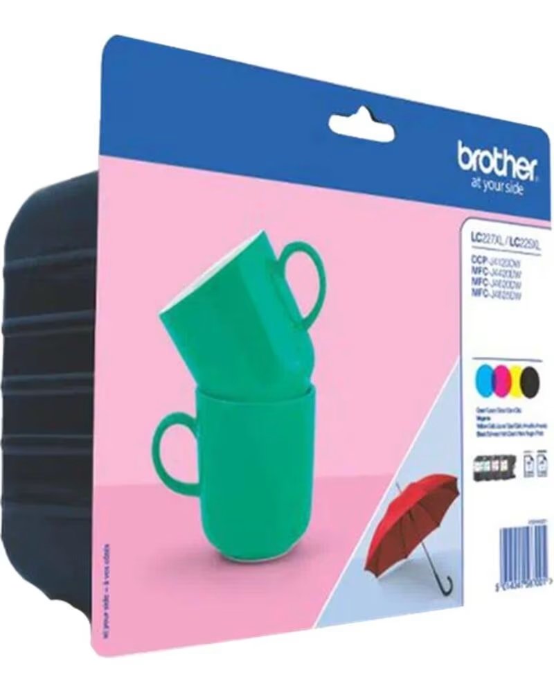 BROTHER Pack cartuchos tinta lc227xlvalbp negro cian magenta amarillo