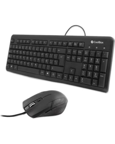 COOLBOX Kit teclado raton usb negro coo - ktr - 01u