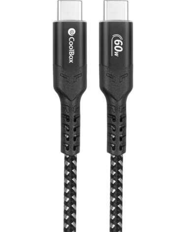 COOLBOX Cable carga mas datos micro usb - c 60w 1 2m