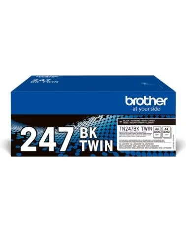 BROTHER Pack toner tn247bktwin negro larga duracion