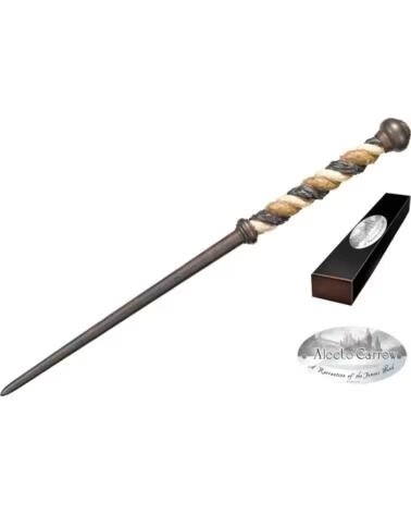 THE NOBLE COLLECTION Replica harry potter alecto carrow varita con caja y placa de identificacion
