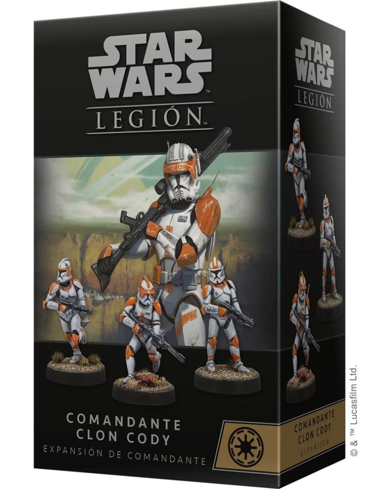 ASMODEE Juego de mesa star wars legion comandante clon cody edad recomendada 14 anos