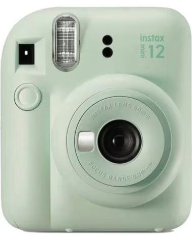 FUJIFILM Camara mini instax 12 flash - autoexposicion - verde menta