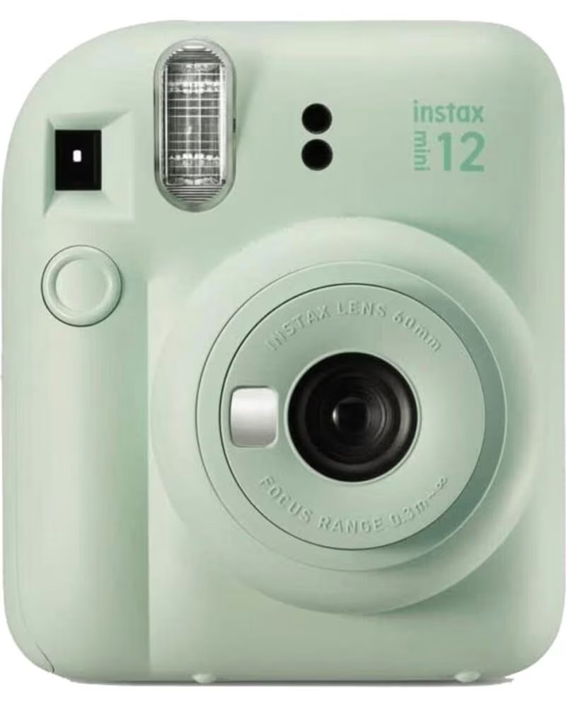 FUJIFILM Camara mini instax 12 flash - autoexposicion - verde menta
