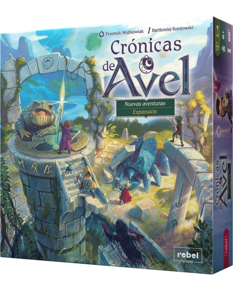 ASMODEE Juego de mesa cronicas de avel nuevas aventuras edad recomendada 8 anos