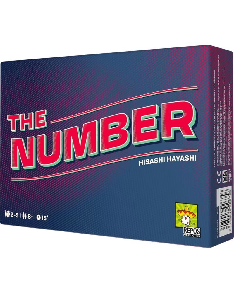 ASMODEE Juego de mesa the number edad recomendada 8 anos