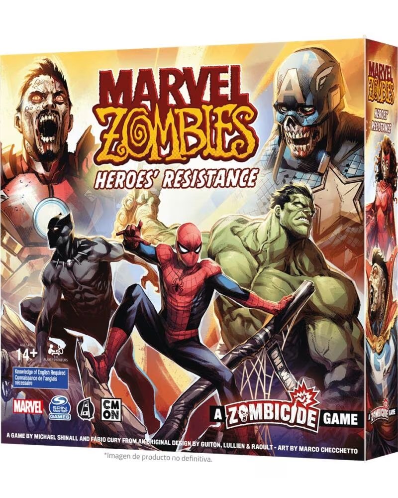 ASMODEE Juego de mesa marvel zombies heroes resistance edad recomendada 14 anos
