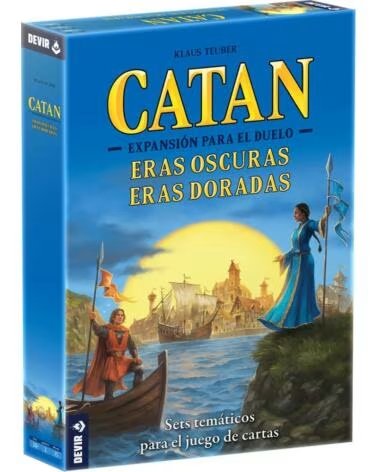 DEVIR Juego de mesa catan el duelo eras oscuras eras doradas