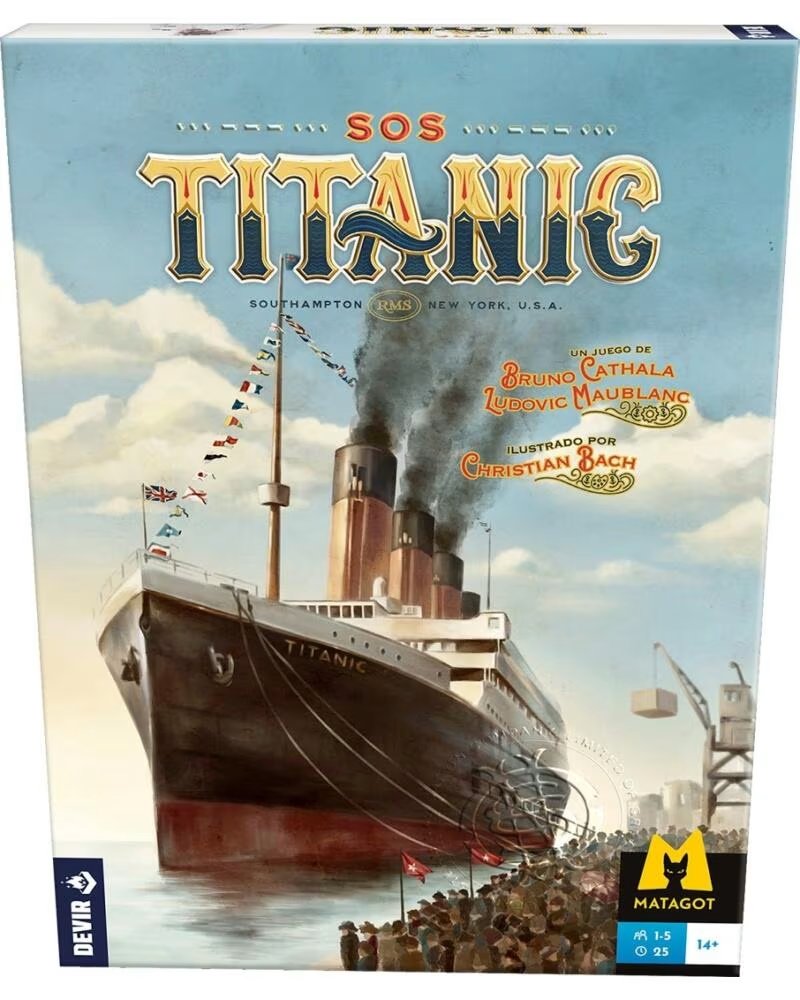 DEVIR Juego de mesa sos titanic