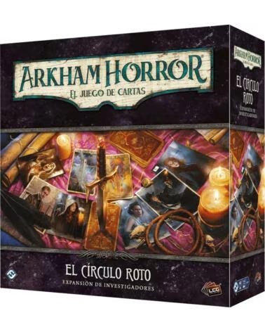 ASMODEE Juego de mesa arkham horror lcg el circulo roto expansion investigadores edad recomendada 14 anos