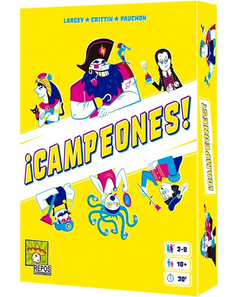ASMODEE Juego de mesa campeones edad recomendada 10 anos