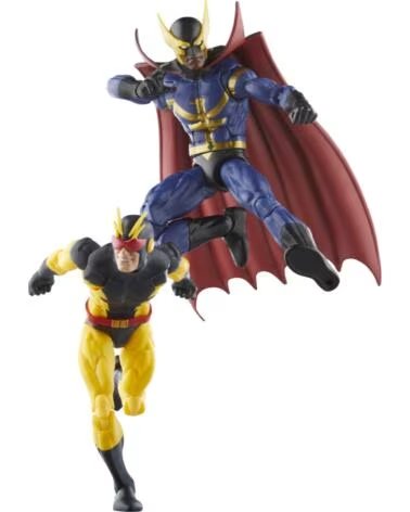 HASBRO Pack 2 figuras marvel legends series nighthawk blur